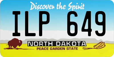 ND license plate ILP649