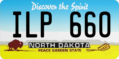 ND license plate ILP660