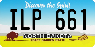 ND license plate ILP661