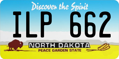 ND license plate ILP662