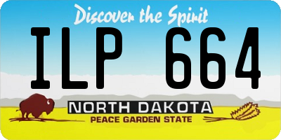 ND license plate ILP664