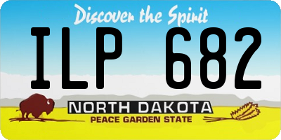 ND license plate ILP682