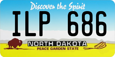 ND license plate ILP686