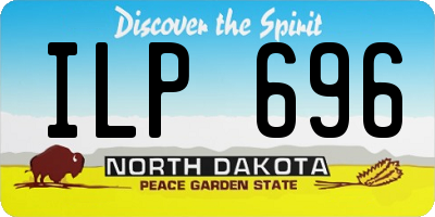 ND license plate ILP696