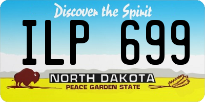 ND license plate ILP699