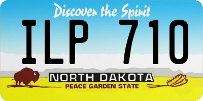 ND license plate ILP710