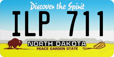 ND license plate ILP711