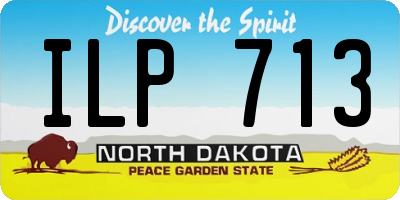 ND license plate ILP713