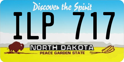 ND license plate ILP717