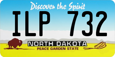 ND license plate ILP732