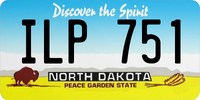 ND license plate ILP751