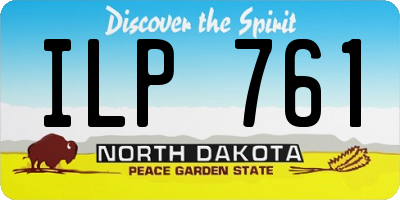 ND license plate ILP761
