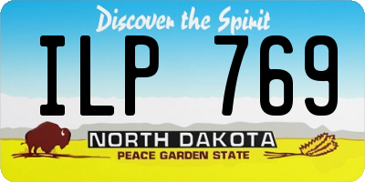 ND license plate ILP769