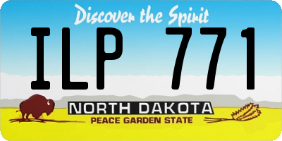ND license plate ILP771
