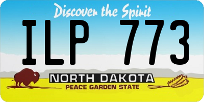 ND license plate ILP773