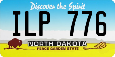 ND license plate ILP776