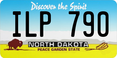 ND license plate ILP790