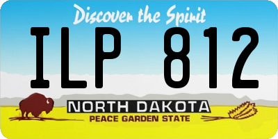 ND license plate ILP812