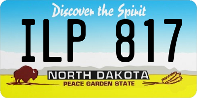 ND license plate ILP817
