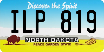 ND license plate ILP819
