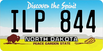 ND license plate ILP844