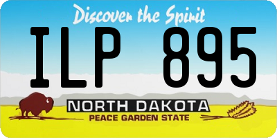 ND license plate ILP895