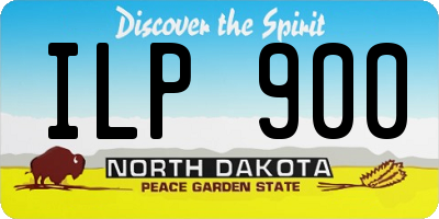 ND license plate ILP900