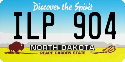 ND license plate ILP904