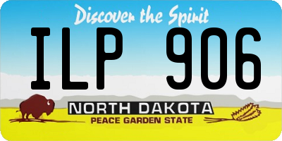 ND license plate ILP906