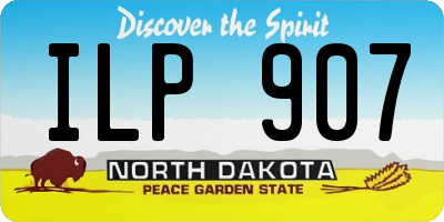 ND license plate ILP907