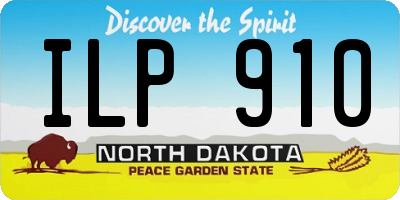 ND license plate ILP910