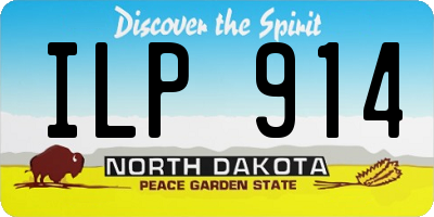 ND license plate ILP914