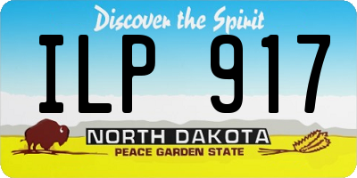 ND license plate ILP917