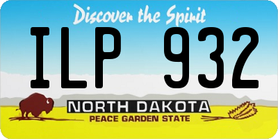 ND license plate ILP932