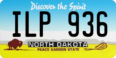 ND license plate ILP936