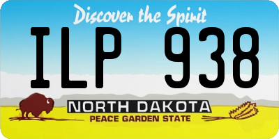 ND license plate ILP938