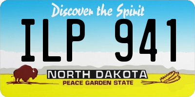 ND license plate ILP941