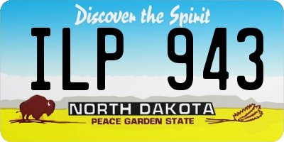 ND license plate ILP943