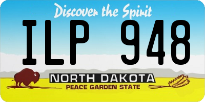 ND license plate ILP948
