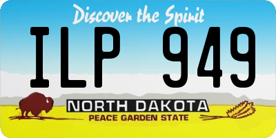 ND license plate ILP949