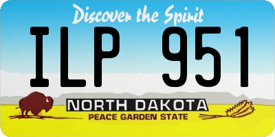 ND license plate ILP951
