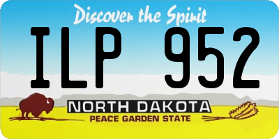 ND license plate ILP952