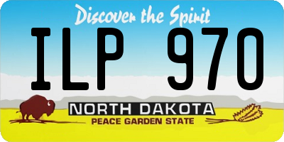 ND license plate ILP970