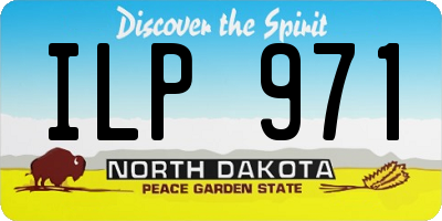 ND license plate ILP971
