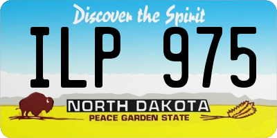 ND license plate ILP975