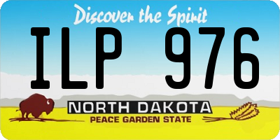 ND license plate ILP976
