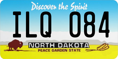 ND license plate ILQ084