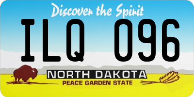 ND license plate ILQ096