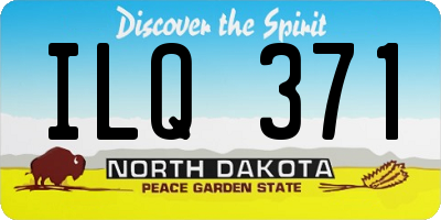 ND license plate ILQ371