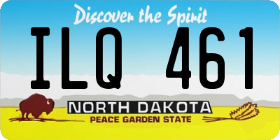 ND license plate ILQ461